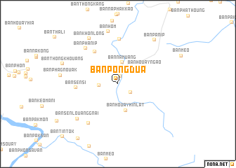 map of Ban Pôngdua