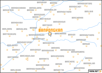 map of Ban Pôngkan