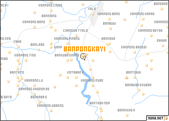 map of Ban Pong Kayi