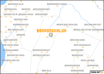 map of Ban Pong Khlum