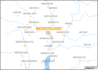 map of Ban Pong Khom