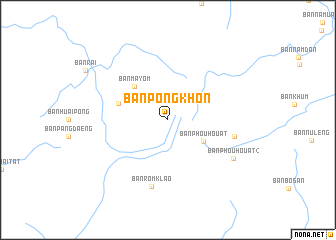 map of Ban Pong Khon