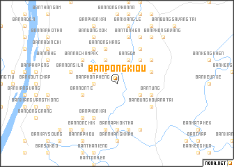 map of Ban Pôngkiou