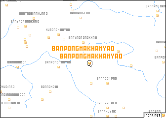 map of Ban Pong Makham Yao