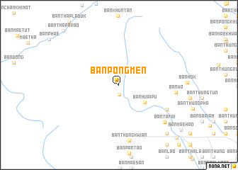 map of Ban Pong Men