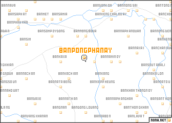 map of Ban Pôngphanay