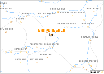 map of Ban Pong Sala