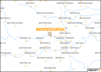 map of Ban Pong Sanuk