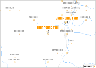 map of Ban Pong Tam