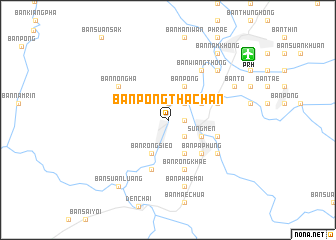 map of Ban Pong Tha Chan