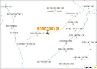 map of Ban Pong Yai