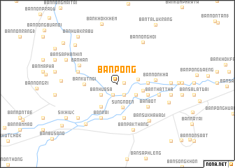 map of Ban Pong