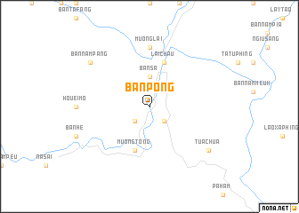 map of Bản Pong