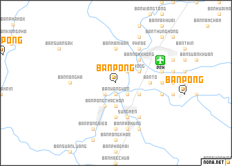 map of Ban Pong