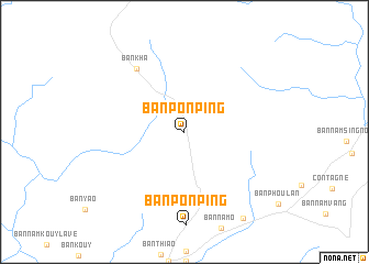 map of Ban Ponping