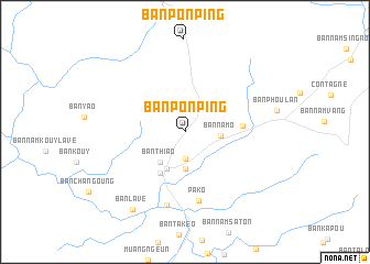 map of Ban Pon Ping
