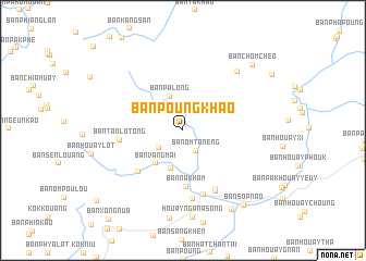 map of Ban Poungkhao