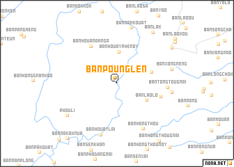 map of Ban Pounglén