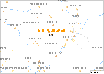 map of Ban Poungpén