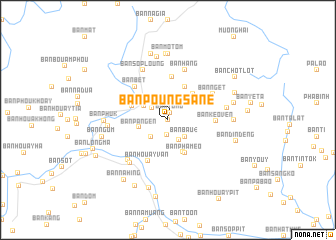 map of Ban Poung Sane