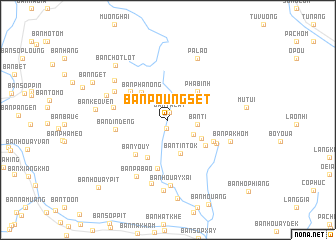 map of Ban Poungsèt