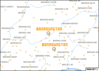 map of Ban Poungtan