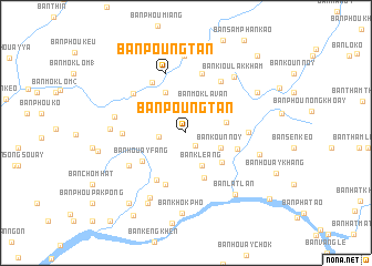 map of Ban Poungtan