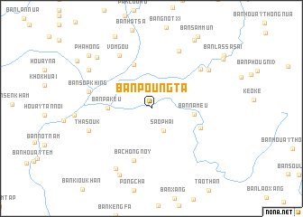 map of Ban Poungta