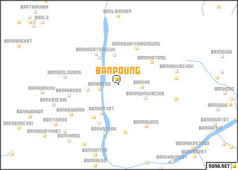 map of Ban Poung