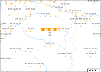 map of Ban Poung