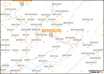 map of Ban Poung