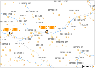 map of Ban Poung