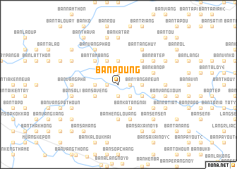 map of Ban Poung