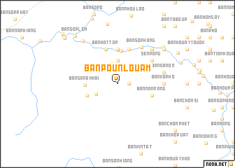 map of Ban Pounlouam