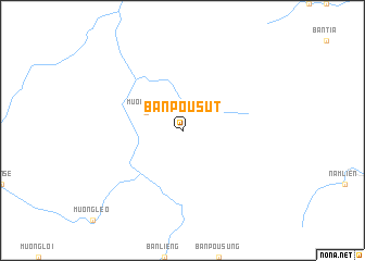map of Bản Pou Sut