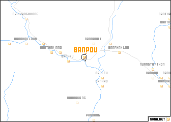 map of Ban Pou