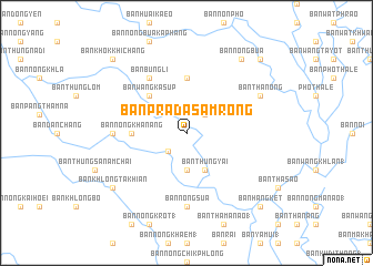 map of Ban Prada Samrong