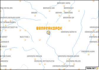 map of Ban Prakop Ok