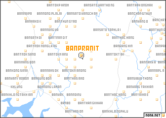 map of Ban Pranit