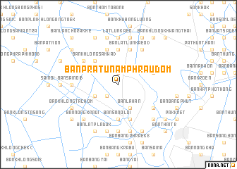 map of Ban Pratu Nam Phra Udom