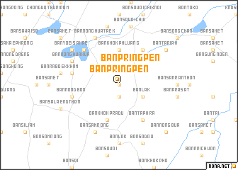 map of Ban Pring Pen