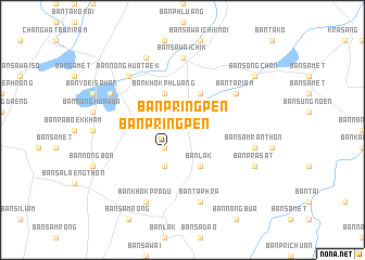 map of Ban Pring Pen