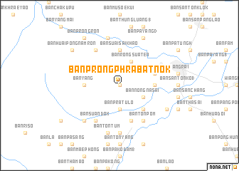 map of Ban Prong Phra Bat Nok