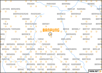 map of Bản Púng