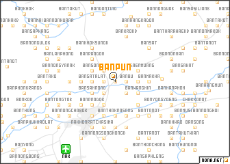 map of Ban Pun