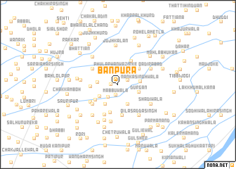 map of Bānpura