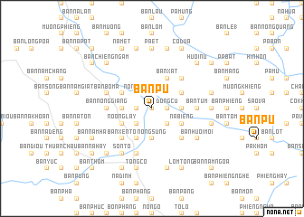 map of Bản Pu