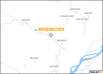 map of Banqiaozhen