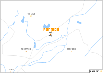 map of Banqiao