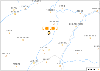 map of Banqiao